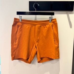 Lululemon Balancer Linerless 6” Shorts in Orange